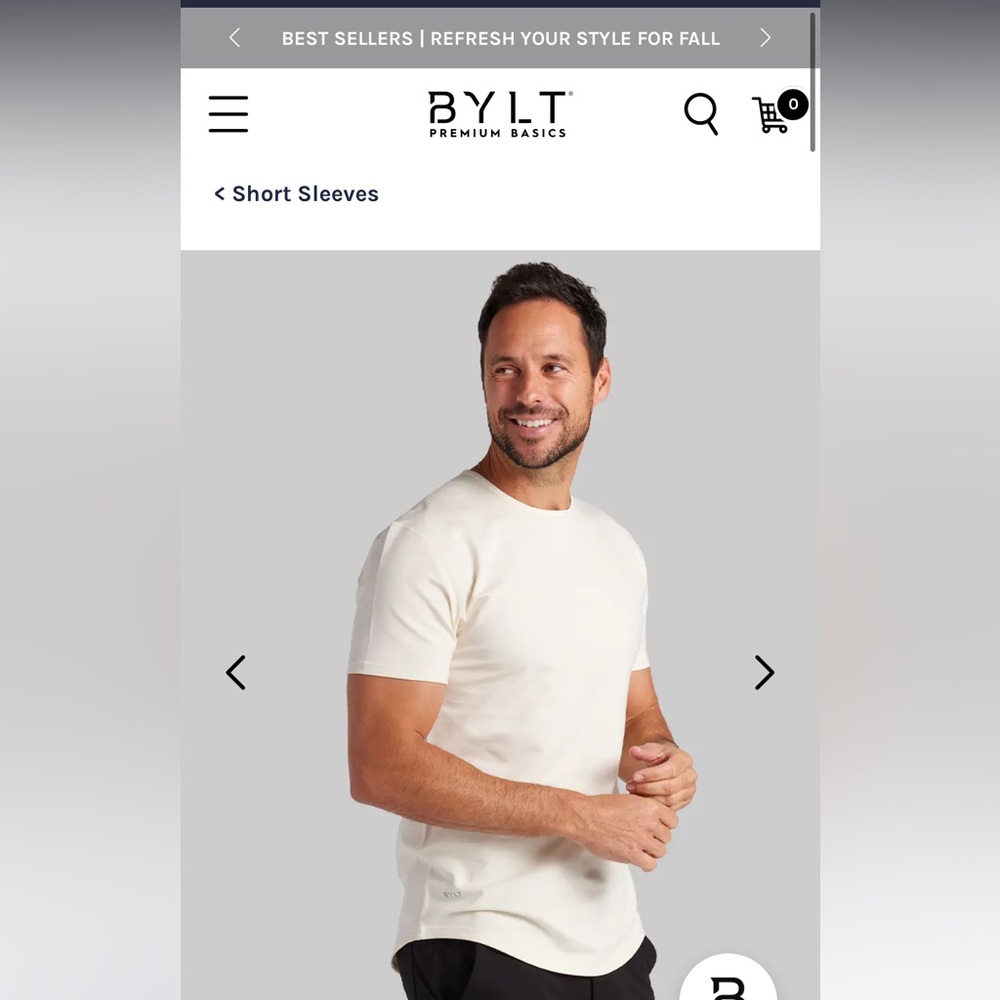 BYLT basic - drop cut LUX T-shirt